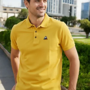 Camiseta Polo Amarilla Gallo