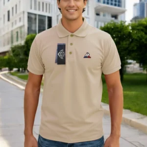 Camiseta Polo Beige Gallo
