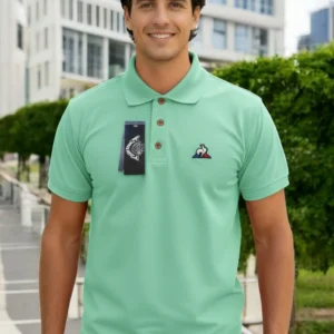 Camiseta Polo Verde Menta Gallo