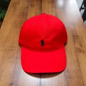 Gorra Polo Rojo Small Negro