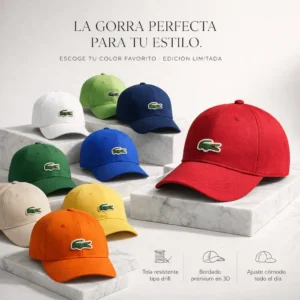 Gorra Estilo Lacoste Unisex Log Small
