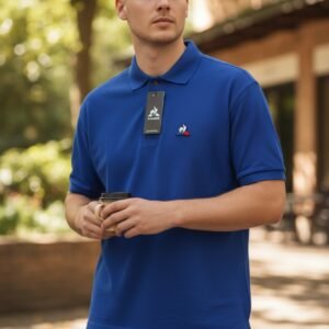 Camiseta Polo Azul Rey Gallo