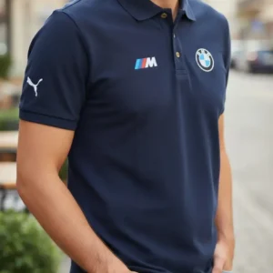 Camiseta Polo Azul Oscuro BMW