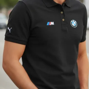 Camiseta Polo Negro BMW