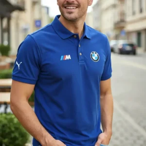 Camiseta Polo Azul Rey BMW