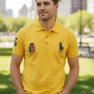 Camiseta Polo Real Amarillo