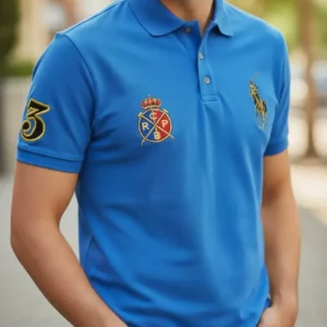 Camiseta Polo Real Turquesa