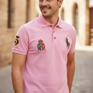 Camiseta Polo Real Rosada