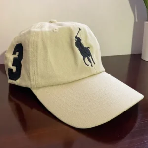 Gorra Polo Beige Big Negro