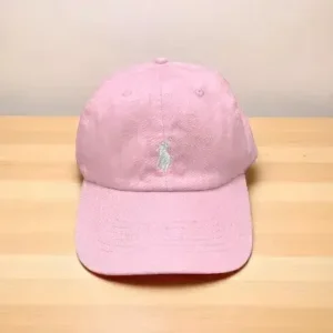 Gorra Polo Rosa Small Blanco