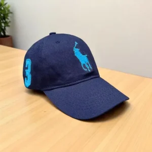 Gorra Polo Azul Oscuro Big Turquesa