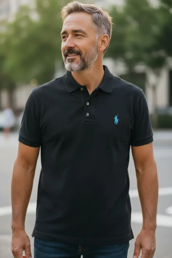 camiseta polo caballero polo small tienda owl negro mini turquesa (2)