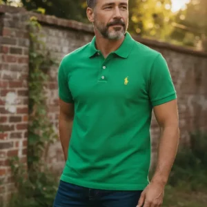 Camiseta Polo Verde Cali con Polo Mini Caballero