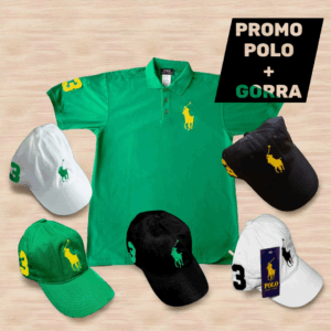 Conjunto Camiseta Verde Cali Big Amarillo + Gorra a Tu Gusto