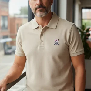 Camiseta Polo Blanca Conejo Malo (copia)