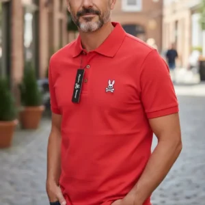 Camiseta Polo Rojo Conejo Malo