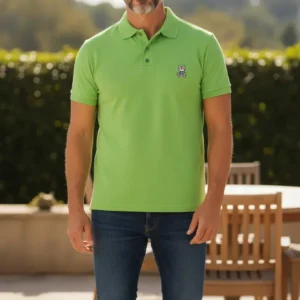 Camiseta Polo Verde Limon Conejo Malo