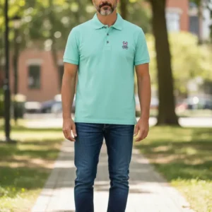 Camiseta Polo Verde Menta Conejo Malo