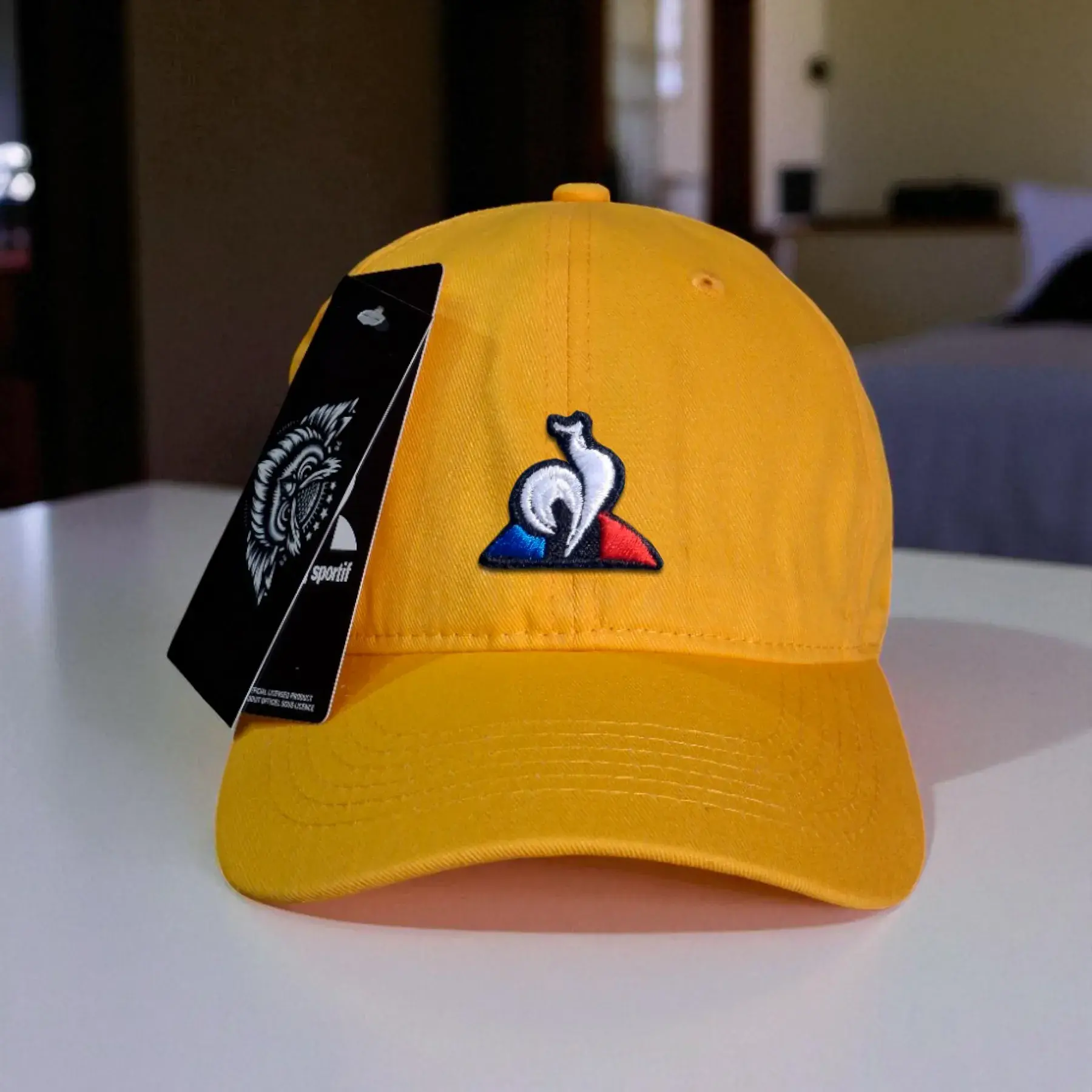 gorra amarillo quemado gallo le coq sportif tienda owl (2)