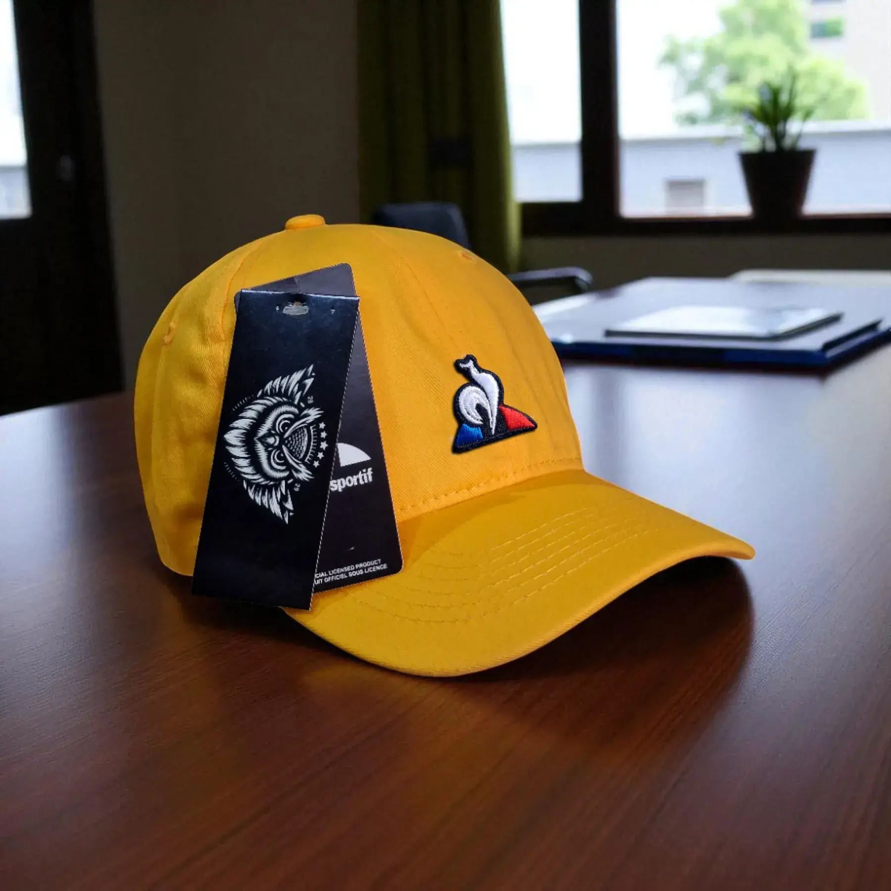 gorra amarillo quemado gallo le coq sportif tienda owl (3)