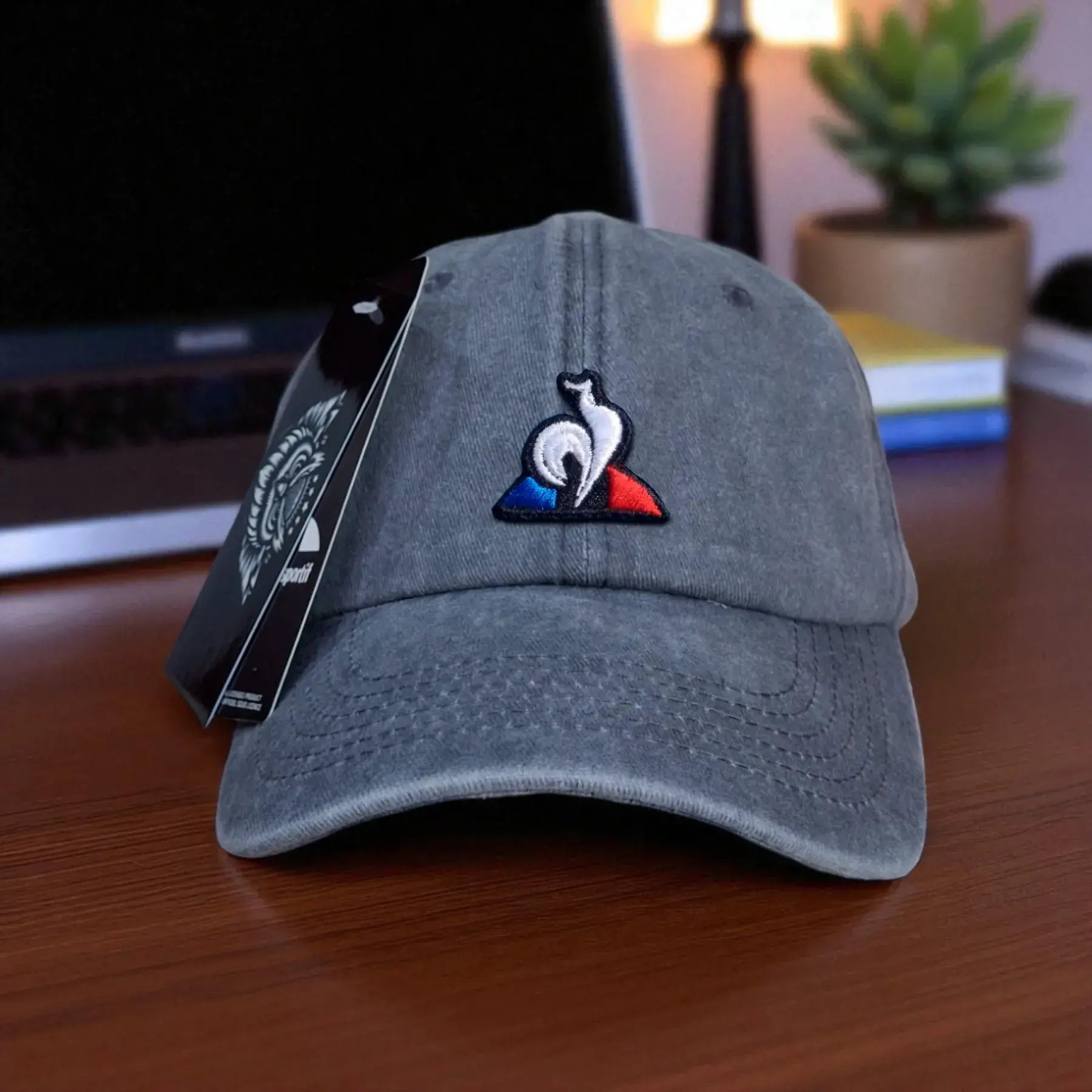 gorra gris claro musgo gallo le coq sportif tienda owl (2)