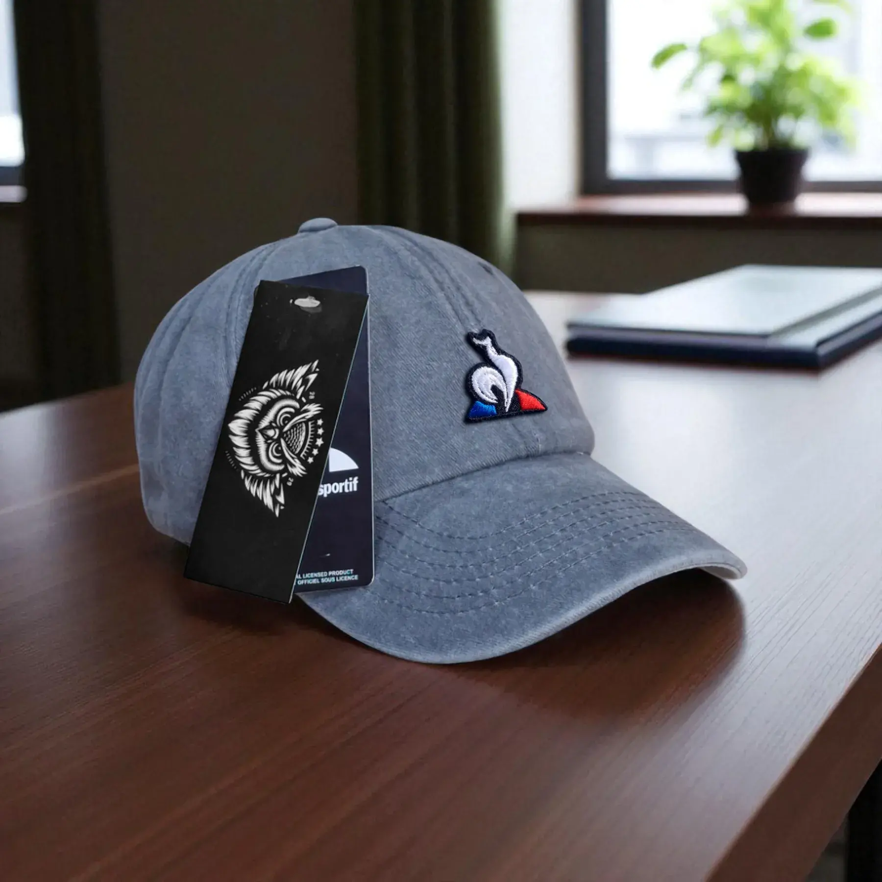 gorra gris claro musgo gallo le coq sportif tienda owl (3)