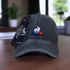 gorra gris oscura musgo gallo le coq sportif tienda owl (2)