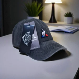 Gorra Gallo Gris Oscura Vintage