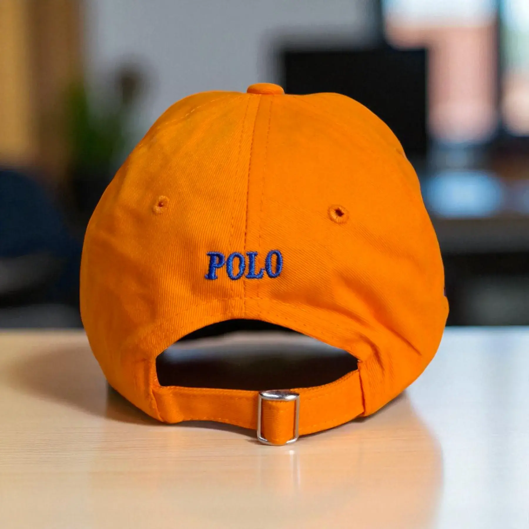 gorra unisex naranja polo tienda owl (1)