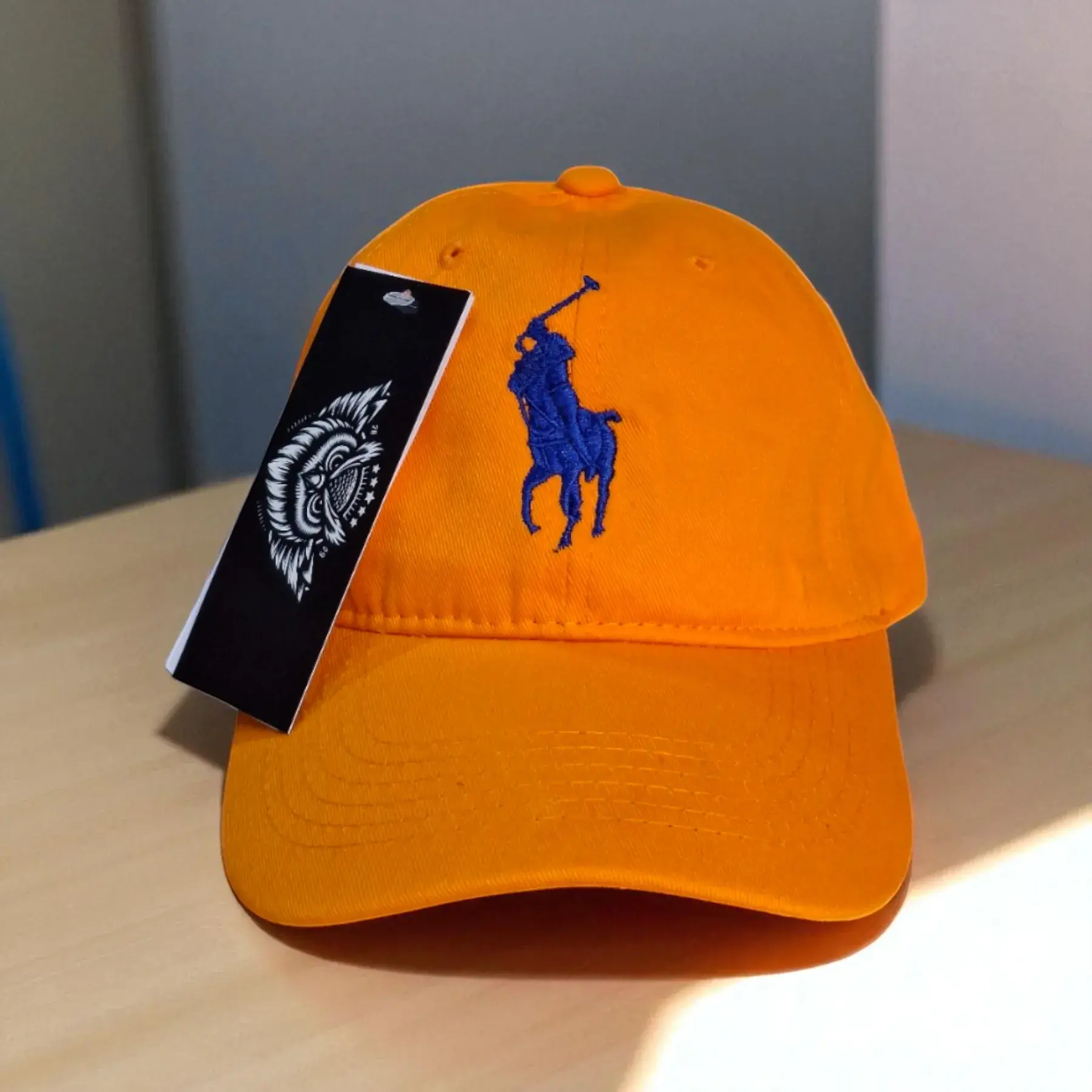 gorra unisex naranja polo tienda owl (4)