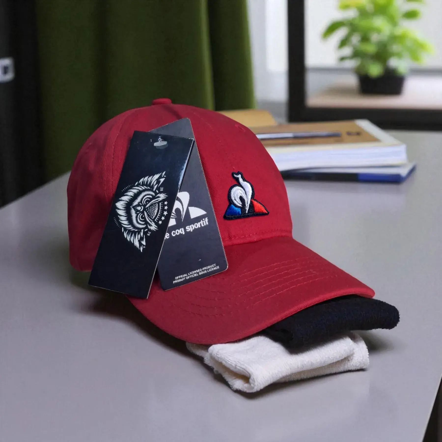 gorra vino tinto gallo le coq sportif tienda owl (3)
