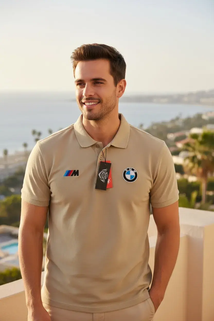 camiseta polo bmw para tienda owl n