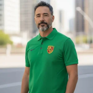 Camiseta Polo Verde Cali Porsche
