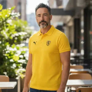 Camiseta Polo Amarillo Ferrari