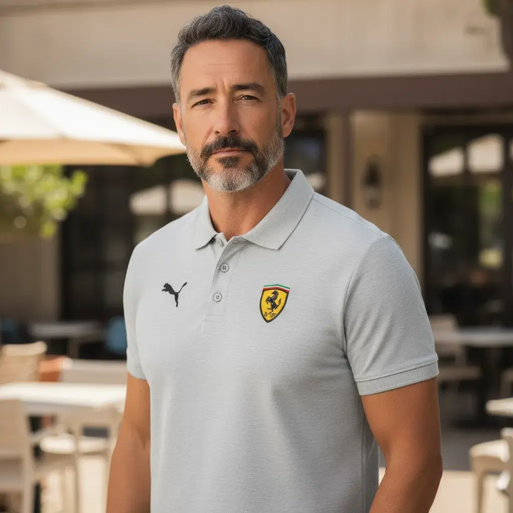 camiseta polo para caballero motores ferrari puma tienda owl gris claro (1)