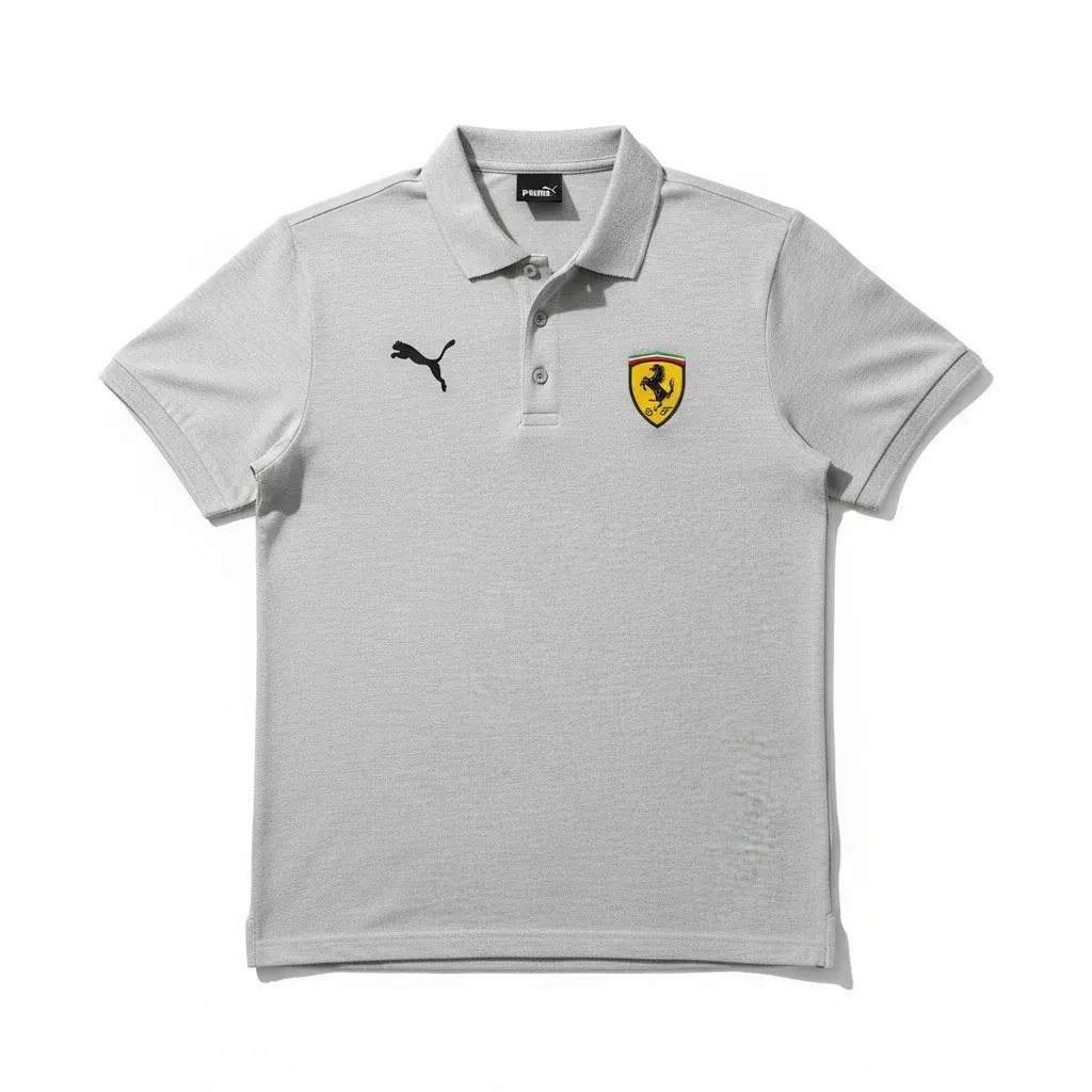 camiseta polo para caballero motores ferrari puma tienda owl gris claro (2)