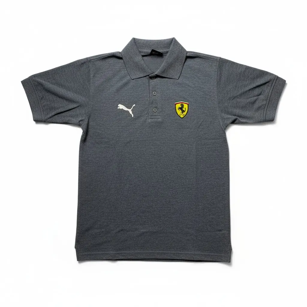 camiseta polo para caballero motores ferrari puma tienda owl gris oscuro (2)