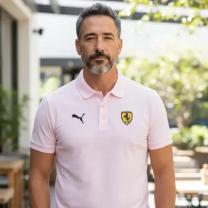 Camiseta Polo Palo De Rosa Ferrari