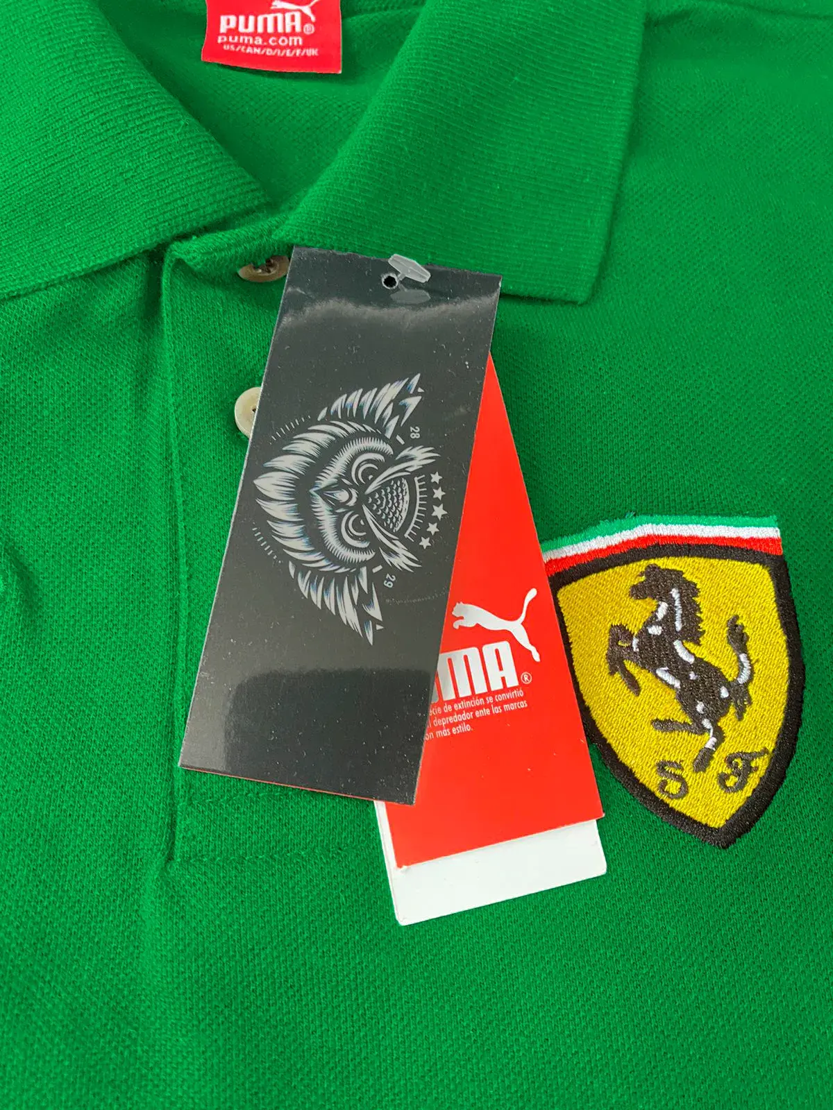 camiseta polo verde cali puma ferrari para tienda owl (6)