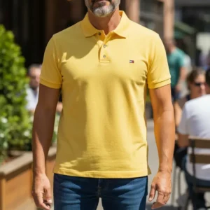 Camiseta Polo Amarillo Tommy