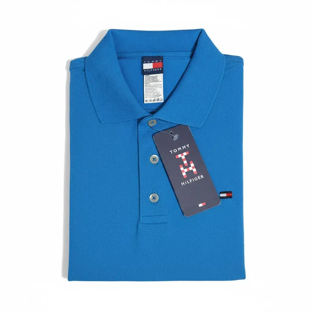 camiseta polo caballero tommy tienda owl azul turquesa (2)