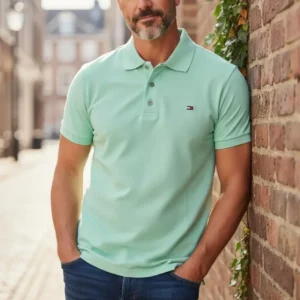 Camiseta Polo Verde Menta Tommy