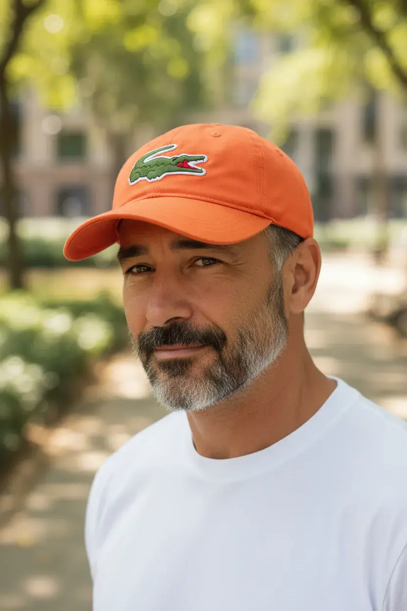 gorra unisex lagarto tienda owl naranja (5)