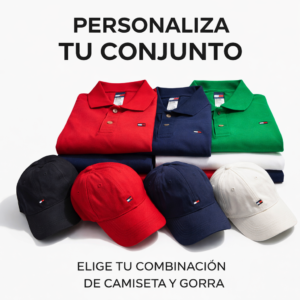 Conjunto| Promo | Camiseta+Gorra | Tommy