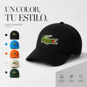 Gorra Estilo Big Lacoste Multicolor