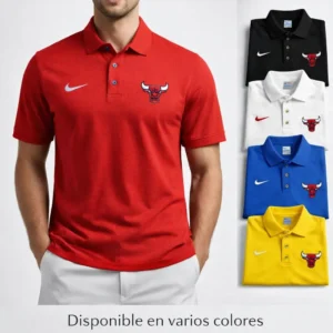 Camiseta Polo Chicago Bulls Nike