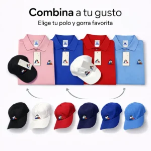 Conjunto| Promo | Camiseta+Gorra | Le coq Sportif
