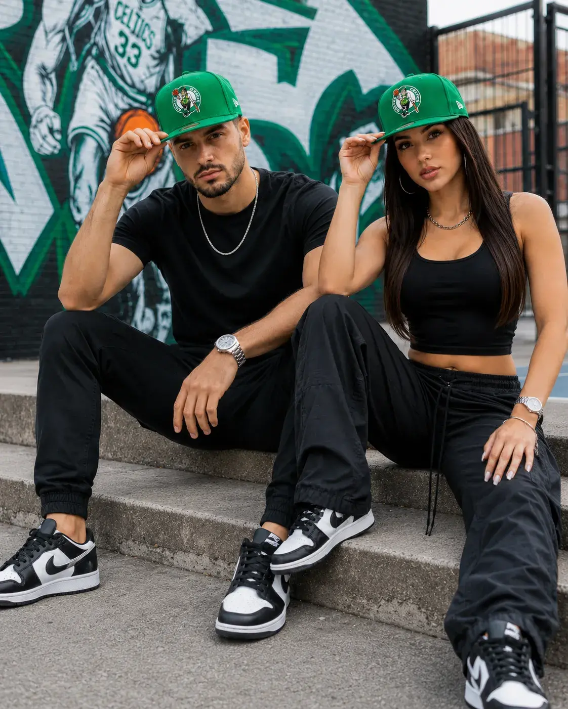 GORRA VERDE CELTICS BOSTON CON COPA EN EL LADO (15)