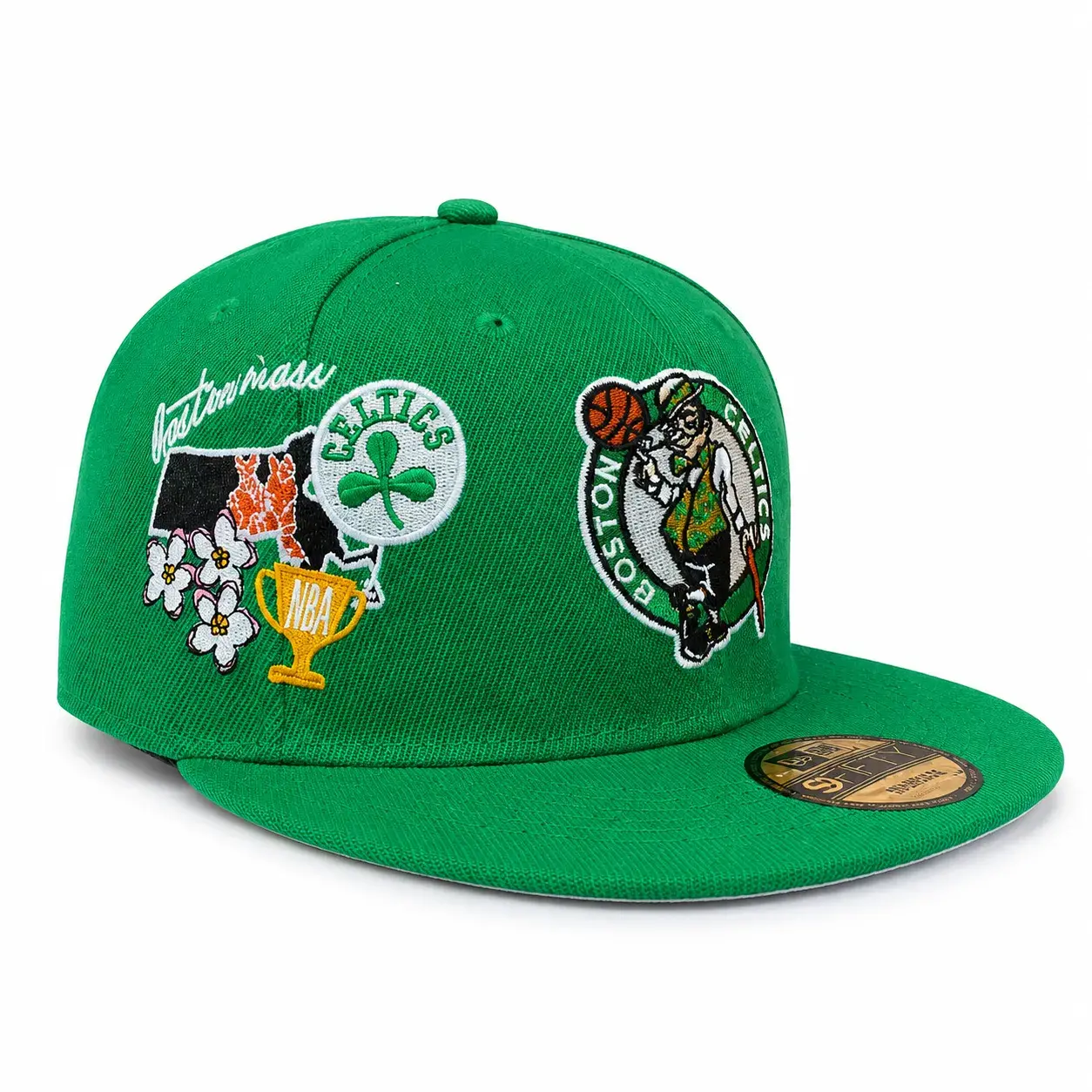 GORRA VERDE CELTICS BOSTON CON COPA EN EL LADO (20)