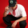gorra negra celtics, logo celtics al lado (3)
